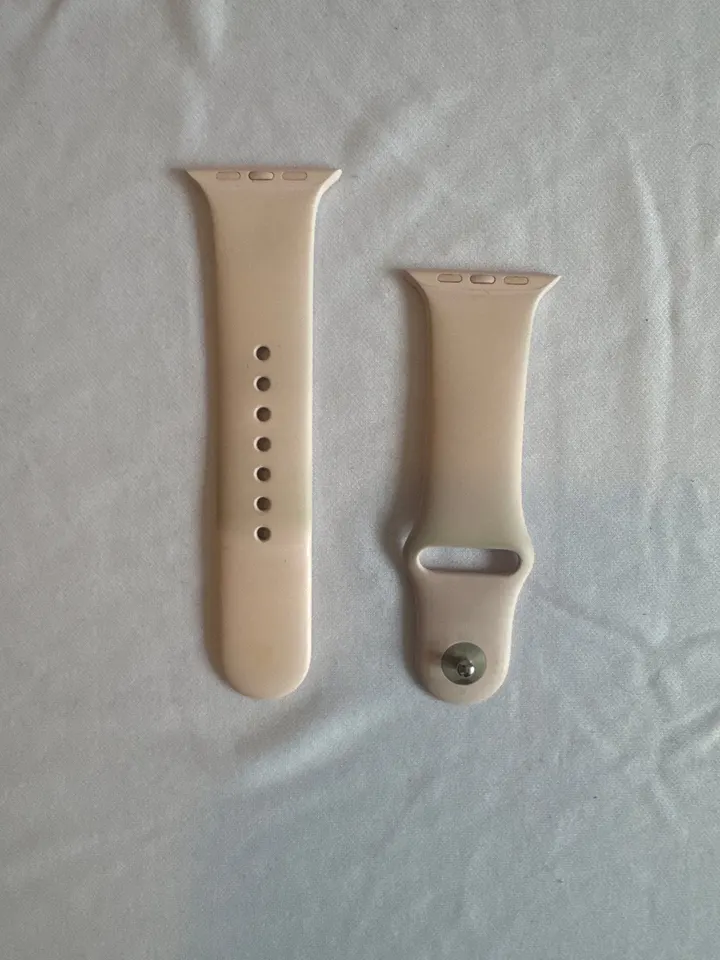 Originální řemínek Apple Sport Band 45 mm S/M růžový – změna barvy