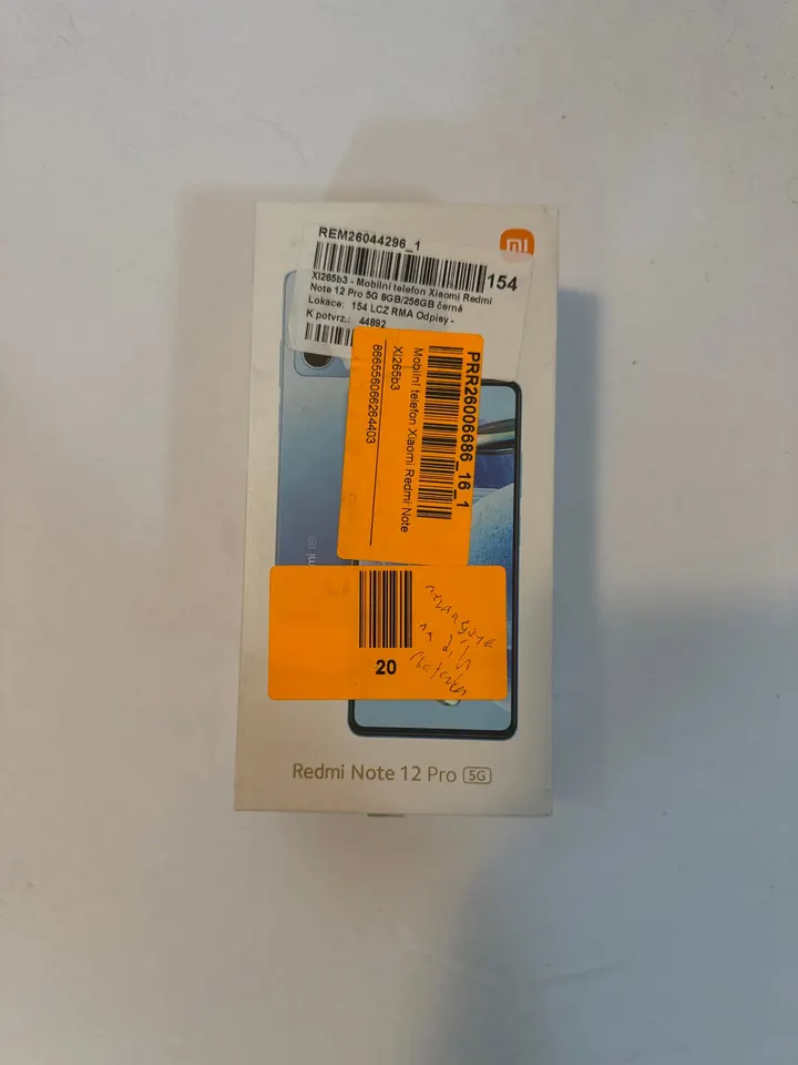Xiaomi Redmi Note 12 Pro 5G 8/256 GB černý – nezapíná se, na díly