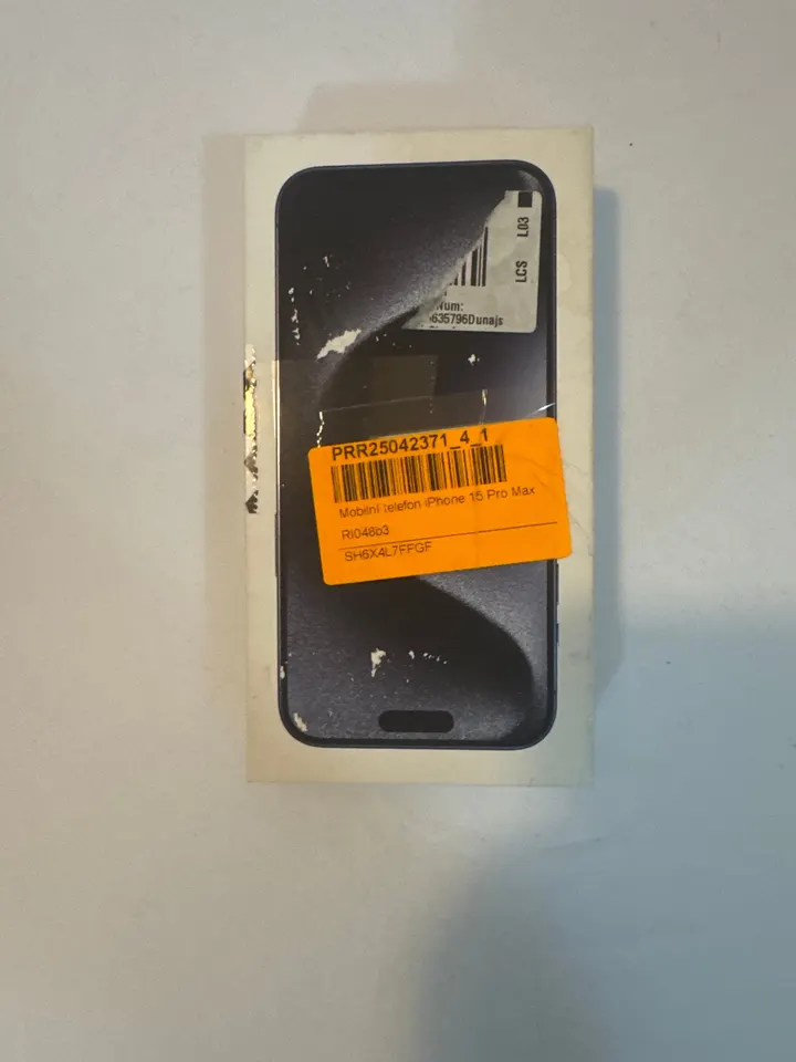 Apple iPhone 15 Pro Max 256 GB Blue Titanium – torzo, iCloud, na díly