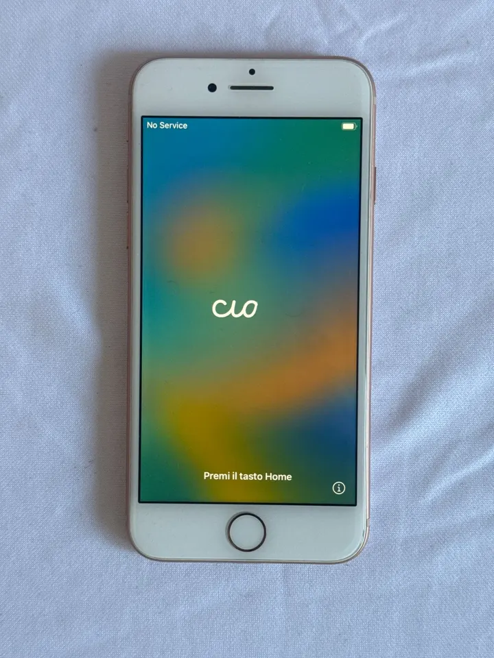 Apple iPhone 8 zlatý – nefunkční Home tlačítko, iCloud neověřen